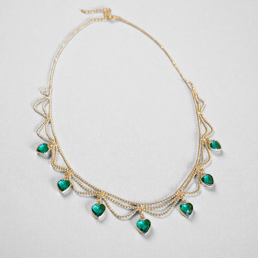 Zöld Szív Nyaklánc